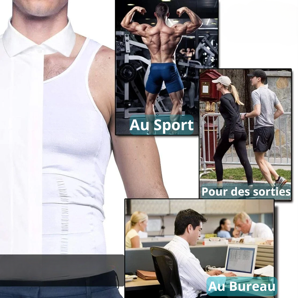 Gain pour Homme -Gilet Minceur