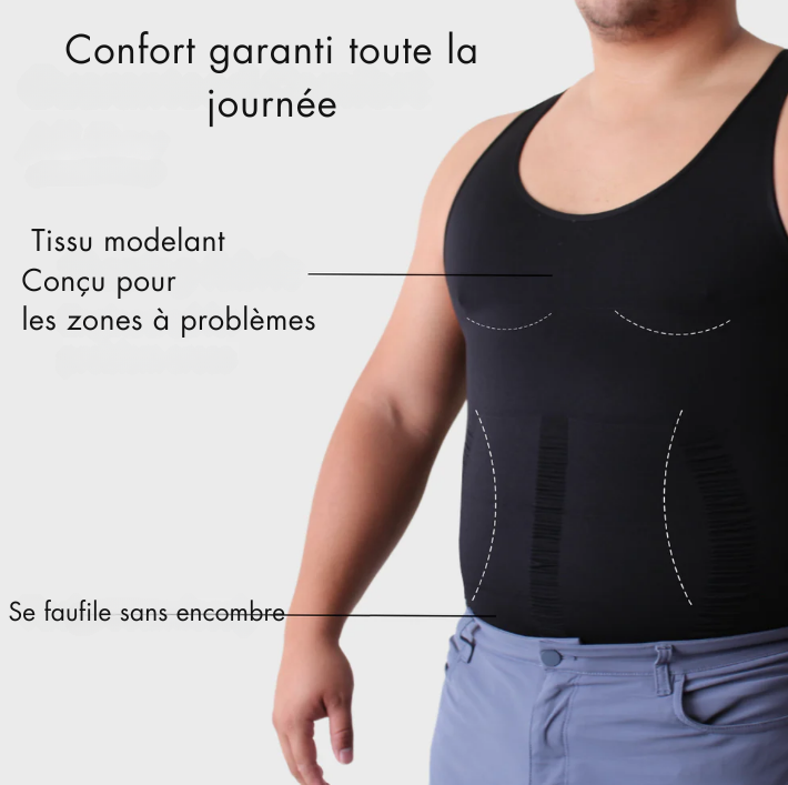 Gain pour Homme -Gilet Minceur